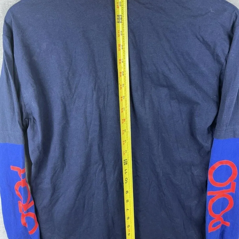 Polo‎ Ralph Lauren Men's Newport Navy Classic Fit Logo Hooded T-Shirt Size small